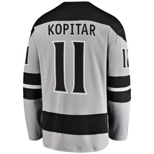 Load image into Gallery viewer, Fanatics Branded Anze Kopitar Los Angeles Kings Gray Alternate Breakaway Player Jersey