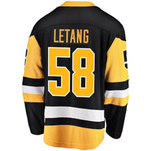 Load image into Gallery viewer, Fanatics Branded Kris Letang Pittsburgh Penguins Black Breakaway Player Jersey