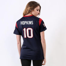 Load image into Gallery viewer, DeAndre Hopkins #10 Houston Texans Women's Navy Game Jersey