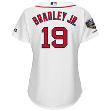 Load image into Gallery viewer, Jackie Bradley Jr. #19 Boston Red Sox Women's White 2018 World Series Champions