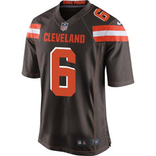 Load image into Gallery viewer, Baker Mayfield #6 Cleveland Browns Youth Brown Game Jersey