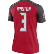 Load image into Gallery viewer, Jameis Winston #3 Tampa Bay Buccaneers Women's Red Legend Jersey