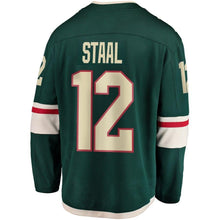 Load image into Gallery viewer, Fanatics Branded Eric Staal Minnesota Wild Green Breakaway Jersey
