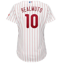 Load image into Gallery viewer, JT Realmuto #10 Philadelphia Phillies Women's White Home Cool Base Player