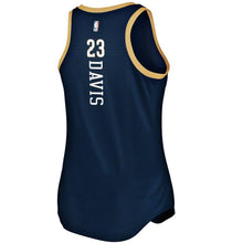 Load image into Gallery viewer, Anthony Davis #23 New Orleans Pelicans Women&#39;s Navy Fast Break Tank Jersey