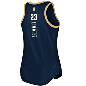 Anthony Davis #23 New Orleans Pelicans Women's Navy Fast Break Tank Jersey