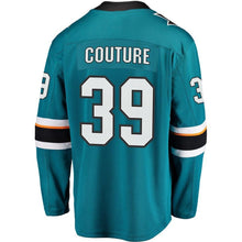 Load image into Gallery viewer, Fanatics Branded Logan Couture San Jose Sharks Teal Breakaway Jersey