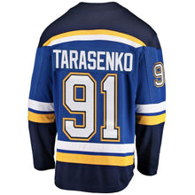 Load image into Gallery viewer, Fanatics Branded Vladimir Tarasenko St. Louis Blues Royal Breakaway Player Jersey