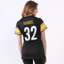 Load image into Gallery viewer, Franco Harris #32 Pittsburgh Steelers Women's Black Retired Game Jersey