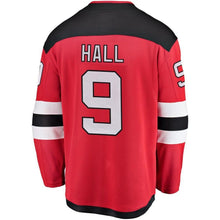 Load image into Gallery viewer, Fanatics Branded Taylor Hall New Jersey Devils Red Breakaway Player Jersey