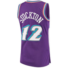 Load image into Gallery viewer, John Stockton #12 Utah Jazz 1996-97 Hardwood Classics Mens Swingman Jersey