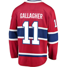 Load image into Gallery viewer, Fanatics Branded Brendan Gallagher Montreal Canadiens Red Breakaway Player Jersey