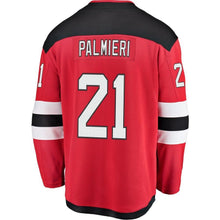 Load image into Gallery viewer, Fanatics Branded Kyle Palmieri New Jersey Devils Red Home Breakaway Player Jersey