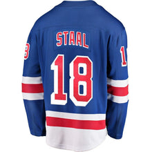 Load image into Gallery viewer, Fanatics Branded Marc Staal New York Rangers Blue Home Breakaway Player Jersey