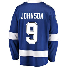Load image into Gallery viewer, Fanatics Branded Tyler Johnson Tampa Bay Lightning Blue Home Breakaway Player Jersey