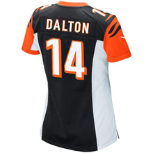 Load image into Gallery viewer, Andy Dalton #14 Cincinnati Bengals Women&#39;s Black Limited Jersey