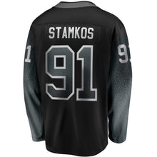 Load image into Gallery viewer, Fanatics Branded Steven Stamkos Tampa Bay Lightning Black Alternate Breakaway Player Jersey