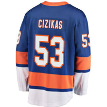 Load image into Gallery viewer, Fanatics Branded Casey Cizikas New York Islanders Royal Breakaway Player Jersey