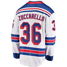 Load image into Gallery viewer, Fanatics Branded Mats Zuccarello New York Rangers White Breakaway Player Jersey