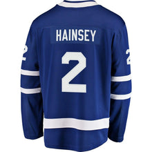 Load image into Gallery viewer, Fanatics Branded Ron Hainsey Toronto Maple Leafs Blue Breakaway Player Jersey