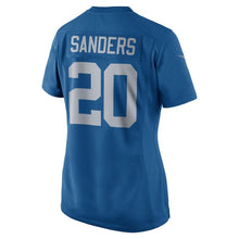 Load image into Gallery viewer, Barry Sanders #20 Detroit Lions Women's Blue 2017 Throwback Retired