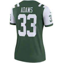 Load image into Gallery viewer, Jamal Adams #33 New York Jets Women's Green Legend Jersey