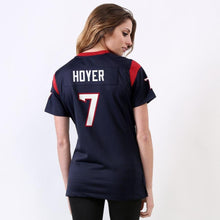 Load image into Gallery viewer, Brian Hoyer #7 Houston Texans Women's Navy Game Jersey