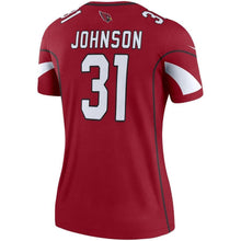 Load image into Gallery viewer, David Johnson #31 Arizona Cardinals Women's Cardinal Legend Jersey