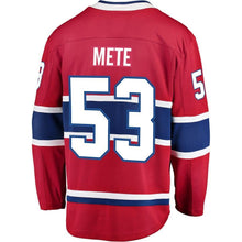 Load image into Gallery viewer, Fanatics Branded Victor Mete Montreal Canadiens Red Breakaway Player Jersey
