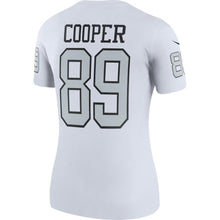 Load image into Gallery viewer, Amari Cooper #89 Oakland Raiders Women&#39;s White Color Rush Legend Jersey