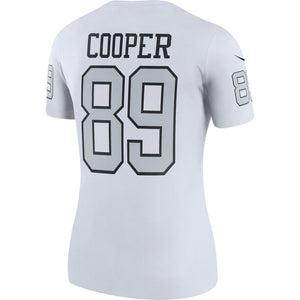 Amari Cooper #89 Oakland Raiders Women's White Color Rush Legend Jersey