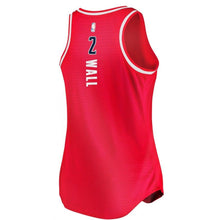 Load image into Gallery viewer, John Wall #2 Washington Wizards Women's Red Fast Break Tank Jersey - Icon Edition