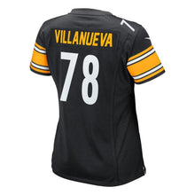 Load image into Gallery viewer, Alejandro Villanueva #78 Pittsburgh Steelers Women's Black Game Jersey