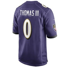 Load image into Gallery viewer, Earl Thomas #0 Baltimore Ravens Black Game Jersey Hot 2019