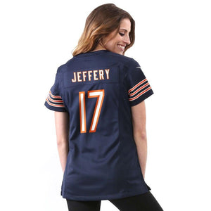 Alshon Jeffery #17 Chicago Bears Women's Navy Blue Game Jersey