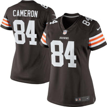 Load image into Gallery viewer, Jordan Cameron #84 Cleveland Browns Historic Logo Women's Brown