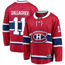 Load image into Gallery viewer, Fanatics Branded Brendan Gallagher Montreal Canadiens Red Breakaway Player Jersey