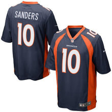 Load image into Gallery viewer, Emmanuel Sanders #10 Denver Broncos Youth Navy Game Jersey