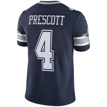 Load image into Gallery viewer, Dak Prescott #4 Dallas Cowboys Youth Vapor Untouchable Limited Player Jersey