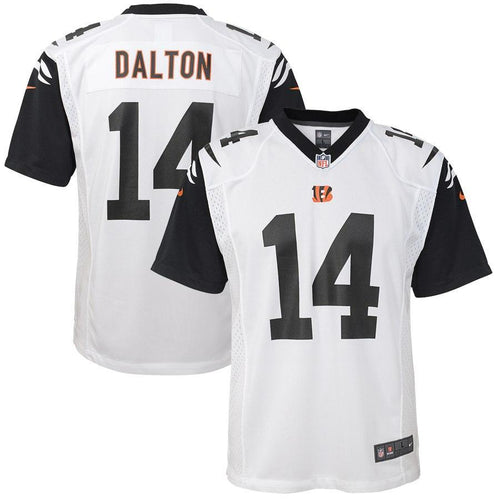 Andy Dalton #14 Cincinnati Bengals Youth White Color Rush Game Jersey