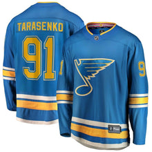 Load image into Gallery viewer, Fanatics Branded Vladimir Tarasenko St. Louis Blues Blue Alternate Breakaway Player Jersey