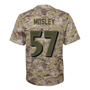 .J. Mosley #57 Baltimore Ravens Youth Camo Salute to Service Game Jersey