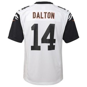 Andy Dalton #14 Cincinnati Bengals Youth White Color Rush Game Jersey