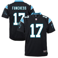 Load image into Gallery viewer, Devin Funchess #17 Carolina Panthers Youth Black Game Jersey