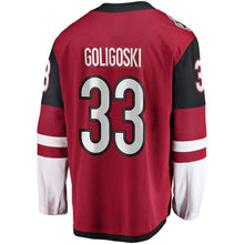 Load image into Gallery viewer, Fanatics Branded Alex Goligoski Arizona Coyotes Garnet Breakaway Player Jersey