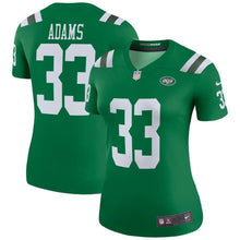 Load image into Gallery viewer, Jamal Adams #33 New York Jets Women's Green Color Rush Legend Jersey