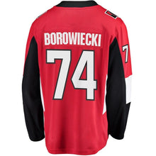 Load image into Gallery viewer, Fanatics Branded Mark Borowiecki Ottawa Senators Red Breakaway Player Jersey