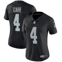 Load image into Gallery viewer, Derek Carr #4 Oakland Raiders Women's Black Vapor Untouchable Limited Player Jersey