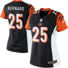Load image into Gallery viewer, Giovani Bernard #25 Cincinnati Bengals Women's Black Limited Jersey