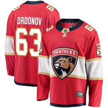 Load image into Gallery viewer, Fanatics Branded Evgenii Dadonov Florida Panthers Red Breakaway Jersey